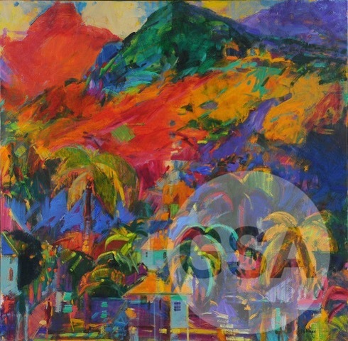 Rainbow Mountains of Tahiti